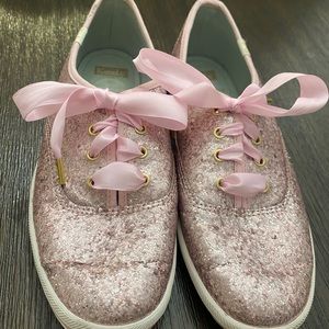 Pink Glitter Kate Spade Keds